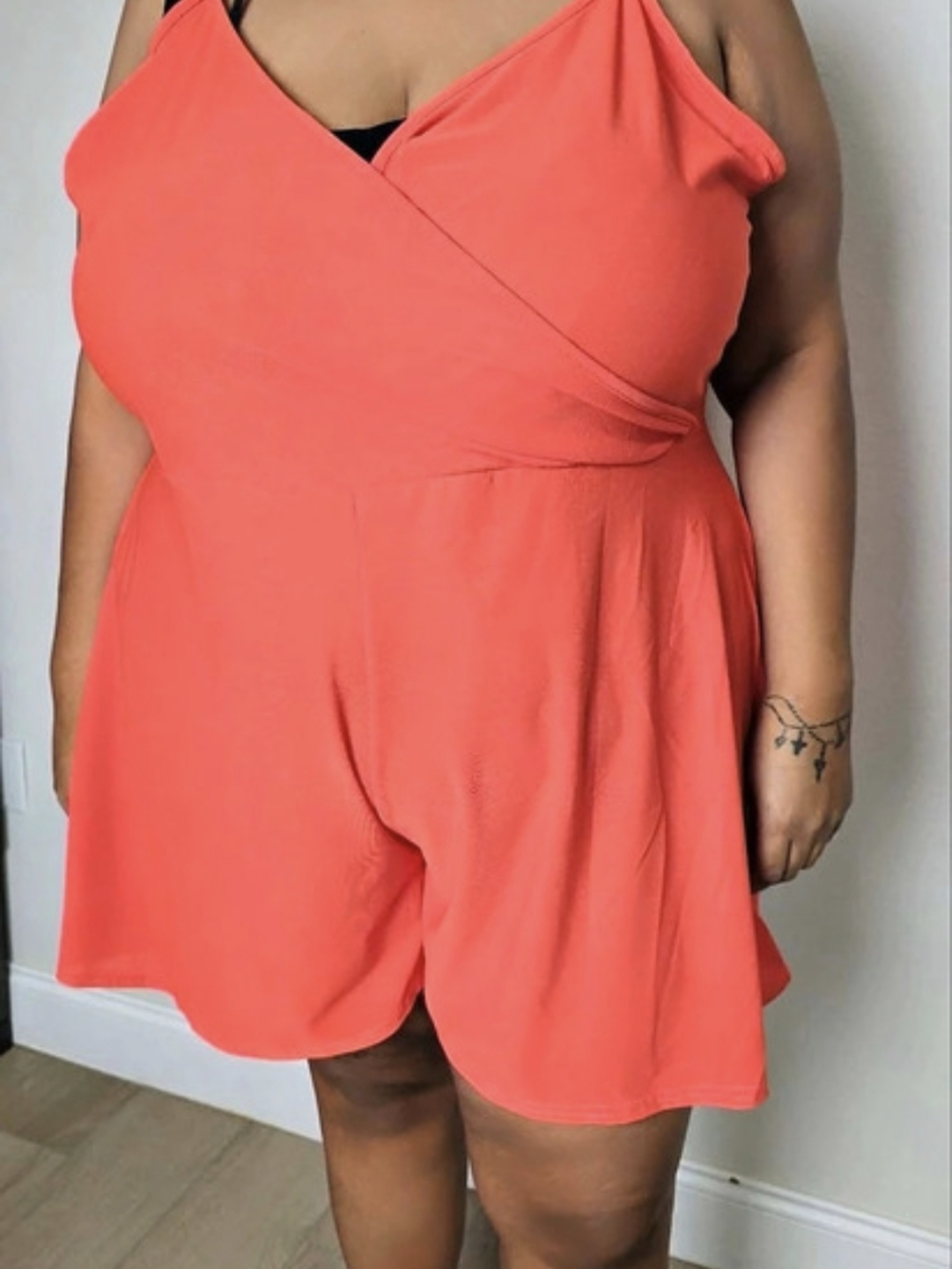 Boohoo Romper in Orange Size 2 NWT